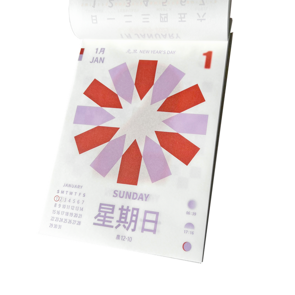 2023 Daily Wall Calendar by Five Metal Shop