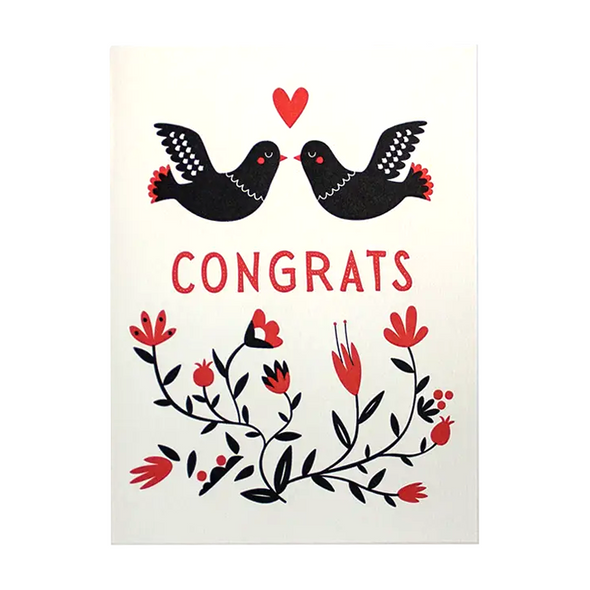 Congrats Dove Card by Fugu Fugu
