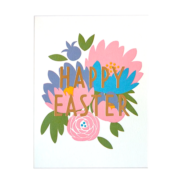 Happy Easter Bouquet Card by Fugu Fugu