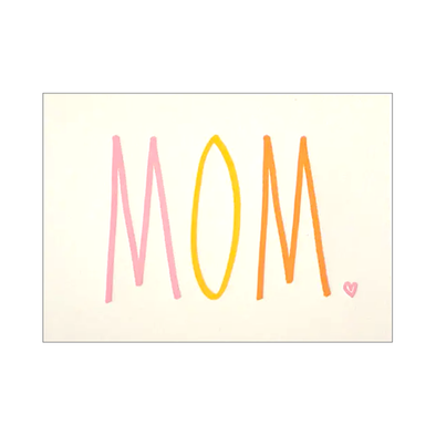 Mom Rainbow Card by Fugu Fugu
