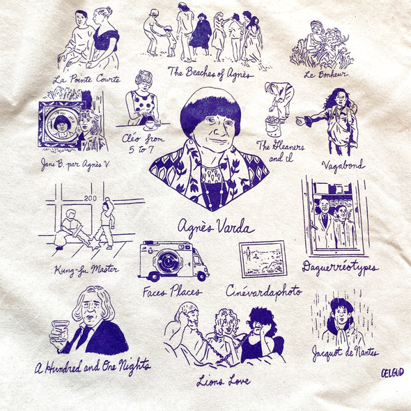 Agnès Varda Tote by Nathan Gelgud