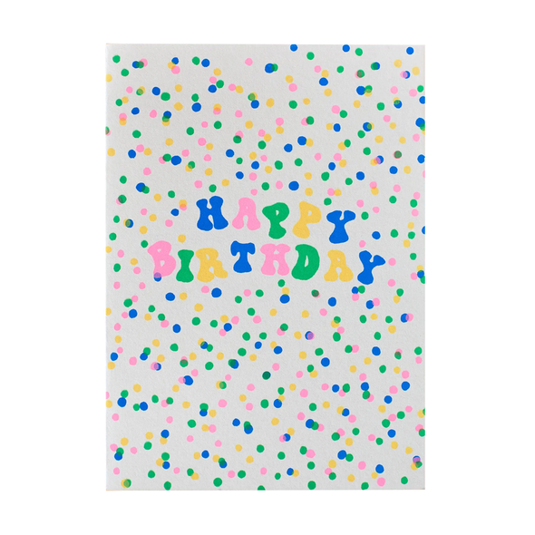 Birthday Confetti Card by Alphabet Studios