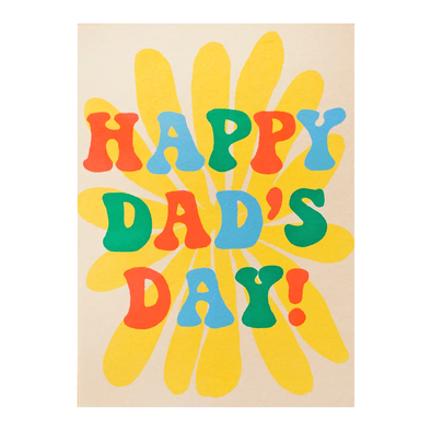 Dad's Day Flower Card by Gold Teeth Brooklyn