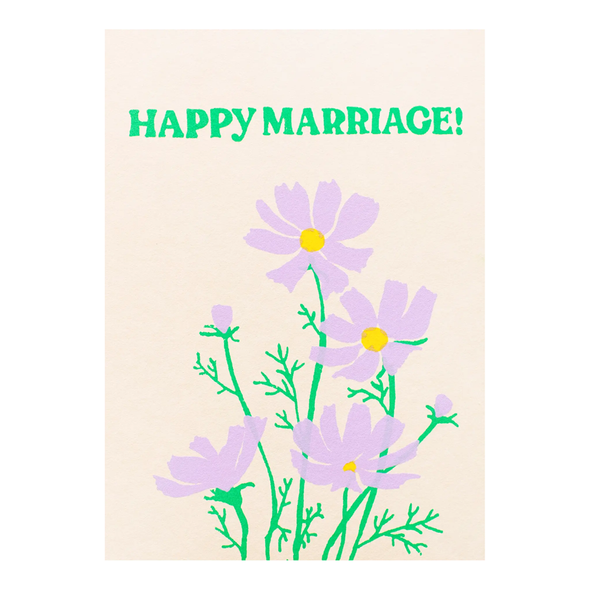 Happy Marriage Card by Alphabet Studios