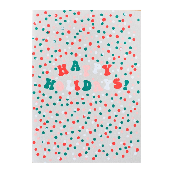 Holiday Confetti Card by Alphabet Studios