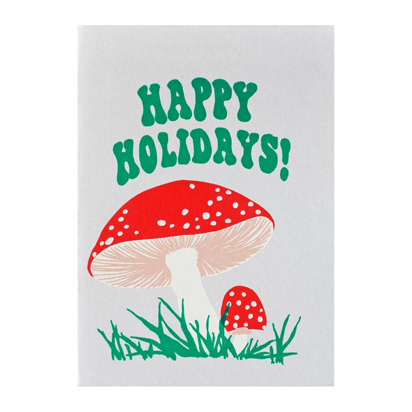 Holiday Mushrooms Card by Alphabet Studios