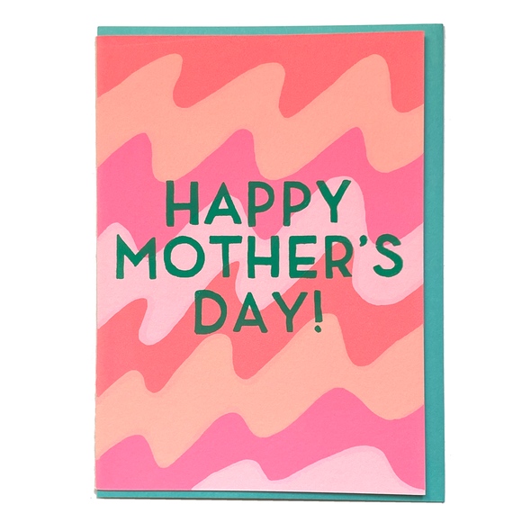 Mother's Day Waves Card by Gold Teeth Brooklyn