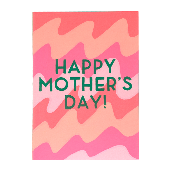 Mother's Day Waves Card by Gold Teeth Brooklyn