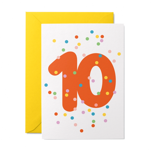 10 Card by Graphic Factory