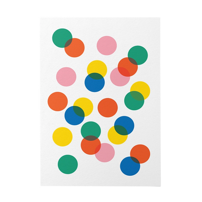 Confetti Card by Graphic Factory