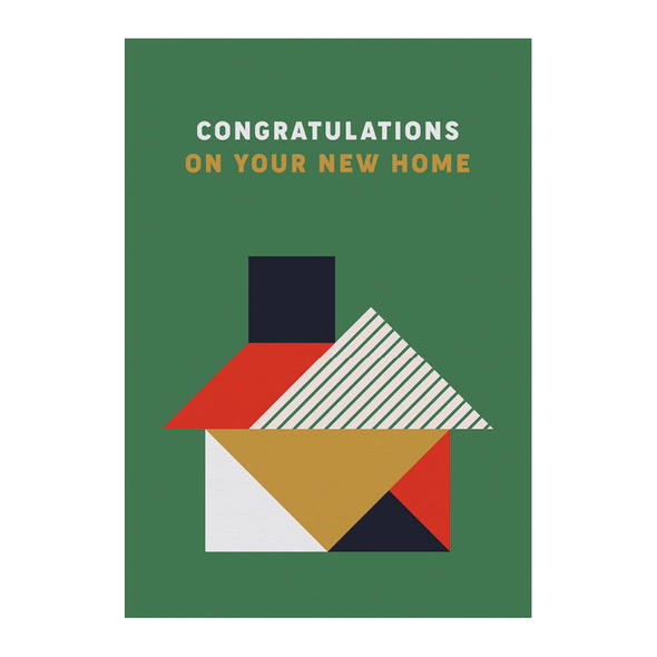 Congratulations on Your New Home Card by Graphic Factory