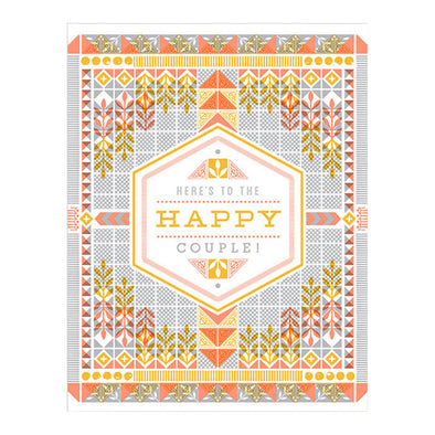 Here's to the Happy Couple Card by Hammerpress