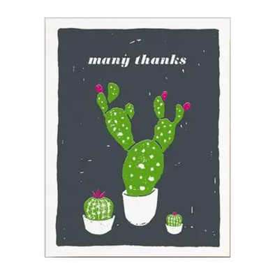 Cacti Many Thanks Card by Hammerpress