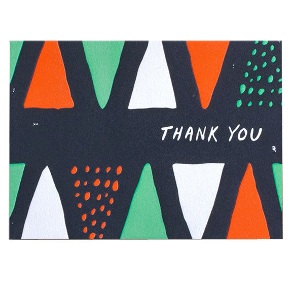 Thank You Cones & Dots Card by Hammerpress