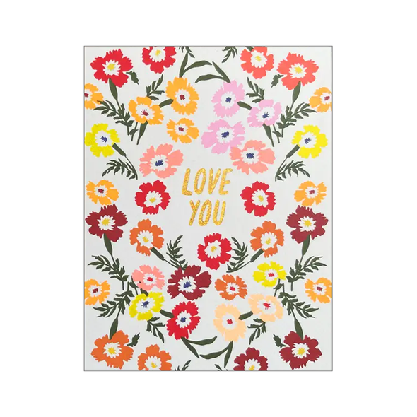 Love You Carnations Card by Hartland