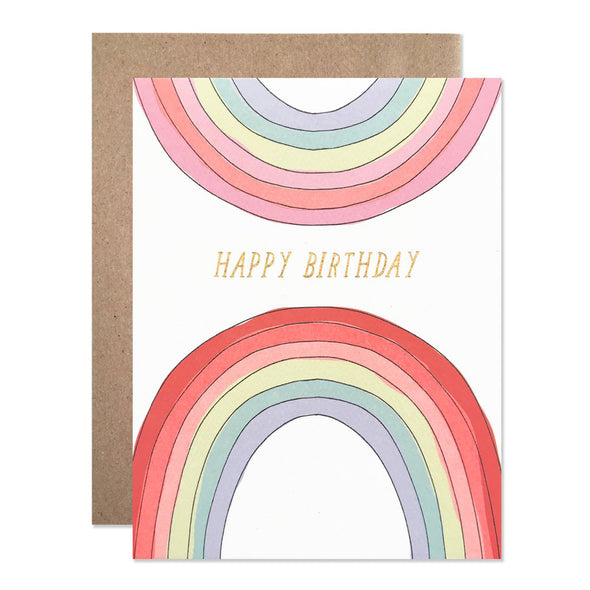 Happy Birthday Rainbow Card by Hartland Brooklyn