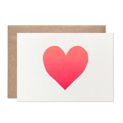 Ombre Heart Card by Hartland Brooklyn