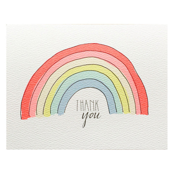 Thank You Rainbow Card by Hartland Brooklyn