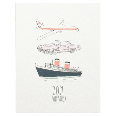 Bon Voyage Card by Hartland Brooklyn