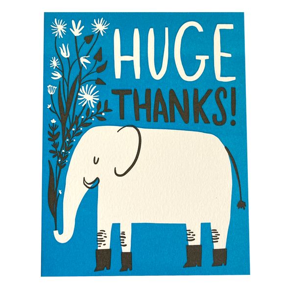 Huge Thanks Card by Hello Lucky