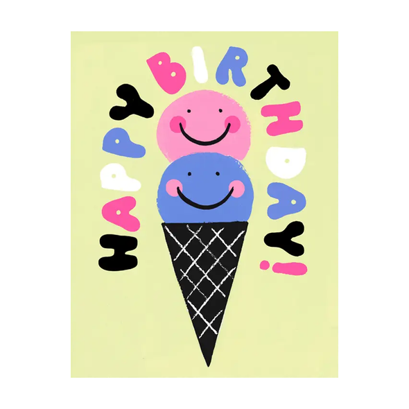 Birthday Ice Cream Card by Idlewild Co.