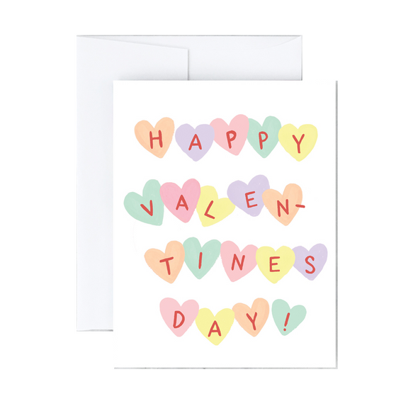 Conversation Hearts Valentine's Day Card by Idlewild Co.