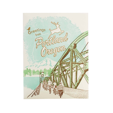 Greetings from Portland Card by Ilee