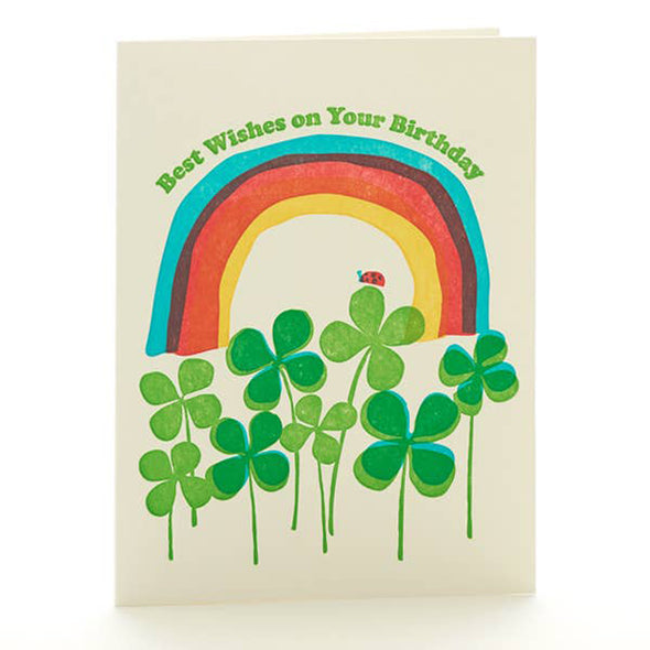 Best Wishes Birthday Rainbow Card by Ilee
