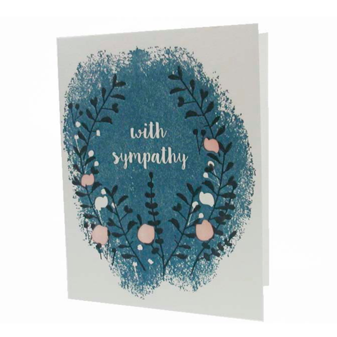 Night Garden With Sympathy Card by Ilee