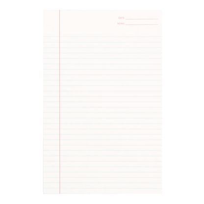Lined Note Pad by Shorthand