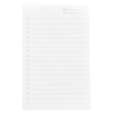 List Note Pad by Shorthand