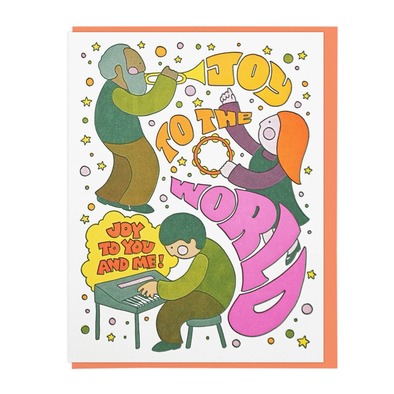 Joy to the World Band Card by Lucky Horse Press