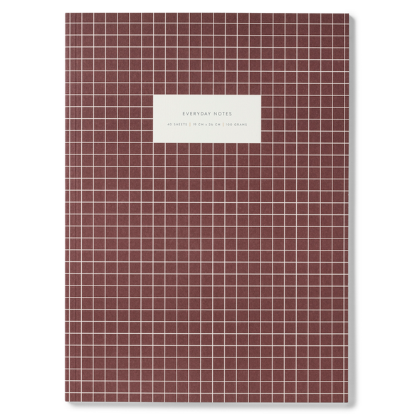 Large Check Notebook by Kartotek