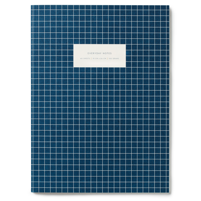 Large Check Notebook by Kartotek