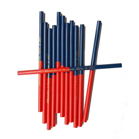 Red and Blue Editor's Pencil Set by Kita-Boshi