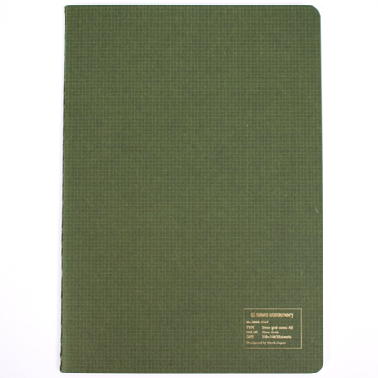 A5 Grid Notes Stitched Notebook by Kleid