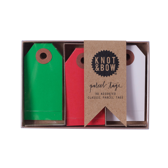 Parcel Tag Trio Box by Knot & Bow