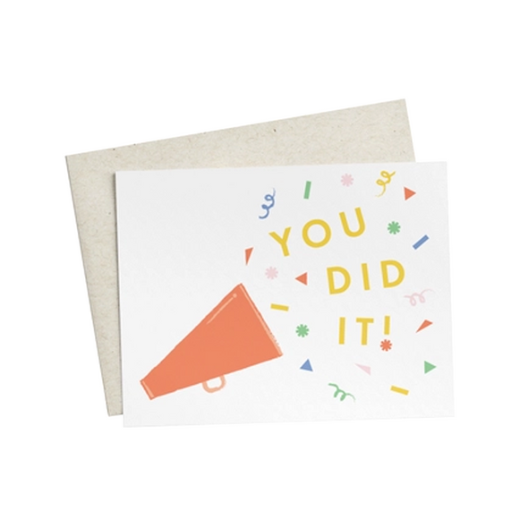 Cheer Cone Congrats Card by Knot & Bow