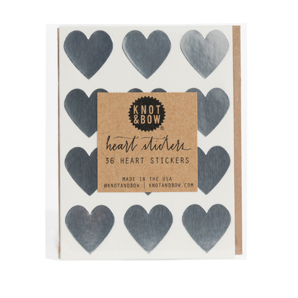 Heart Stickers by Knot & Bow