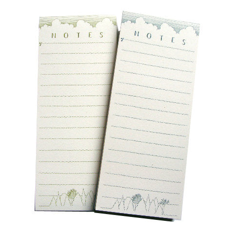 Clouds & Trees Notepad by Martine Workman