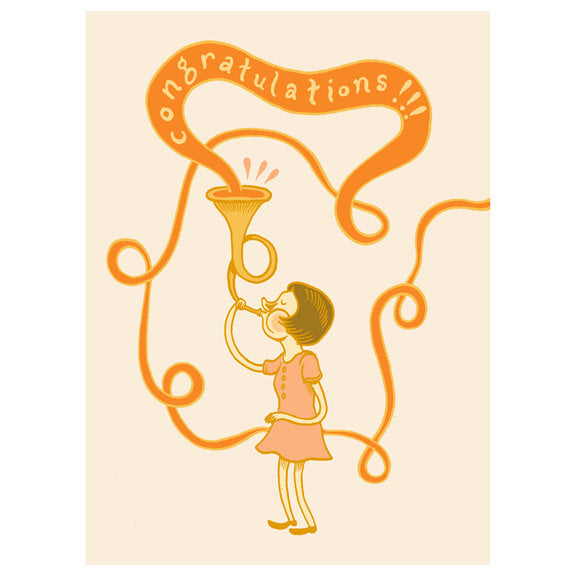 Lilli Carré Congratulations Card by Little Otsu