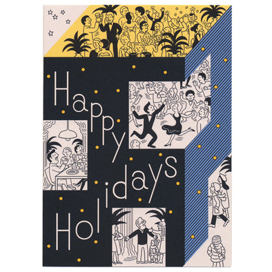 Tomi Um Happy Holidays Card by Little Otsu