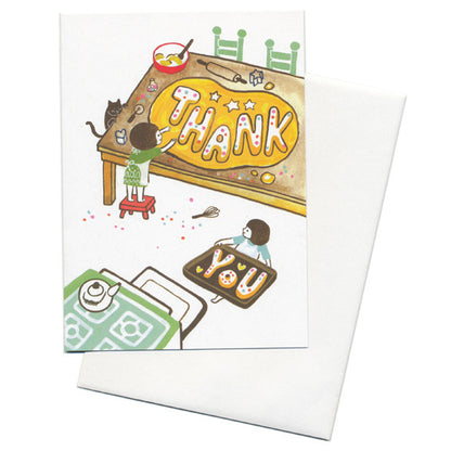Ayumi Piland Thank You Cookies Card by Little Otsu