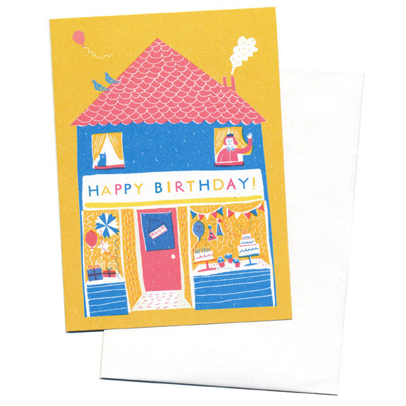 Louise Lockhart Birthday Shop Card by Little Otsu