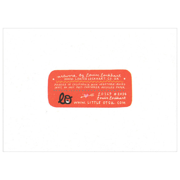 Louise Lockhart Love Poems Card by Little Otsu