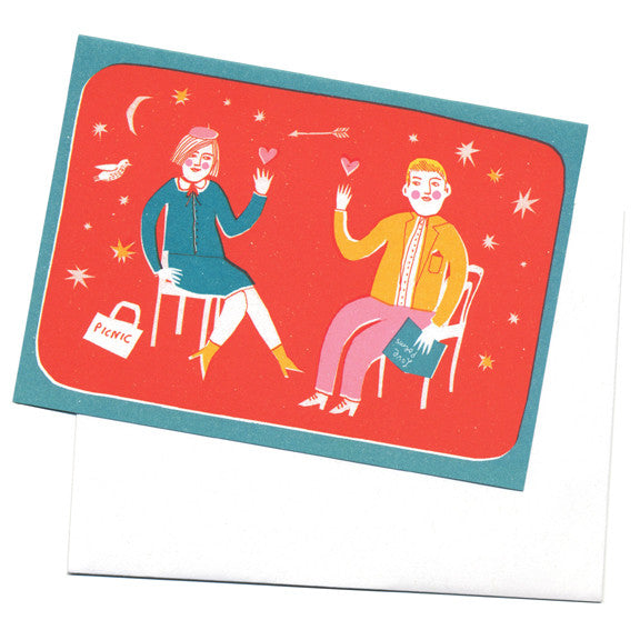 Louise Lockhart Love Poems Card by Little Otsu