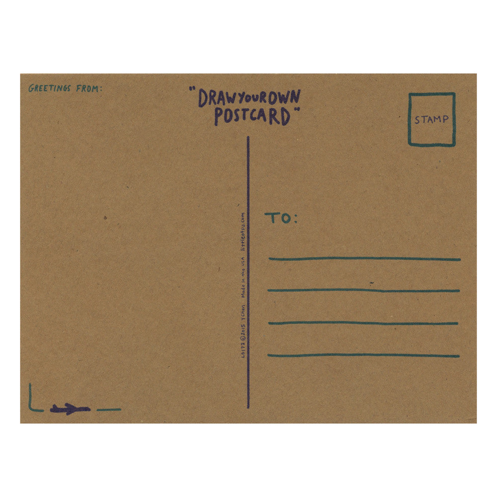 Draw Your Own Postcard by Little Otsu
