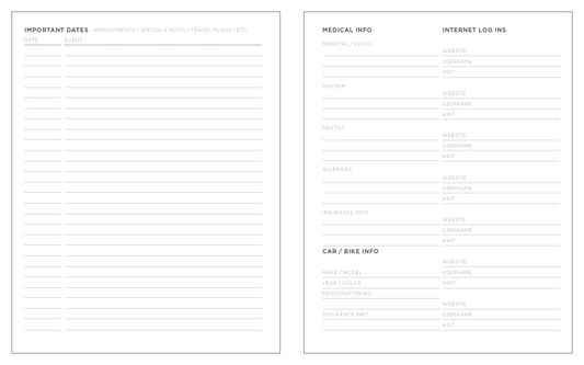 Little Otsu Annual Vol. 12 Elemental Weekly & Monthly Planner