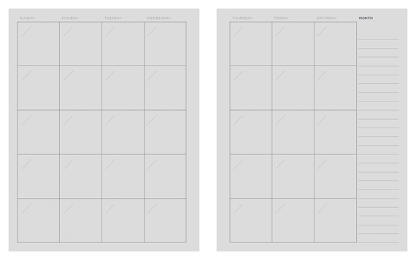Little Otsu Annual Vol. 12 Elemental Weekly & Monthly Planner