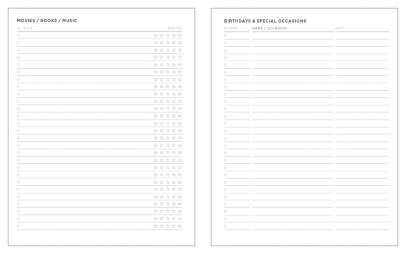 Little Otsu Annual Vol. 12 Elemental Weekly & Monthly Planner